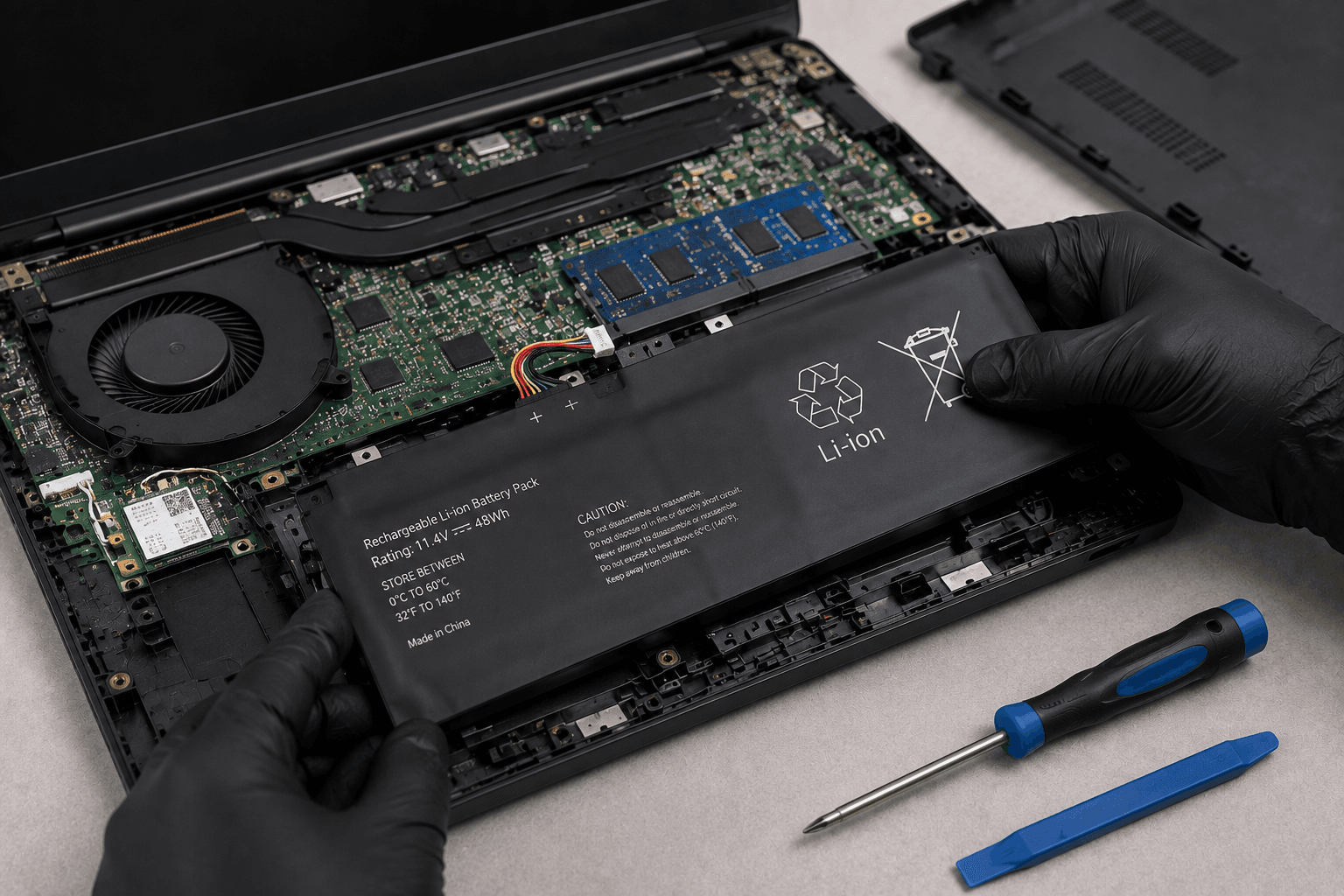 Laptop battery replacement and repair service in Jaipur by B L Enterprises