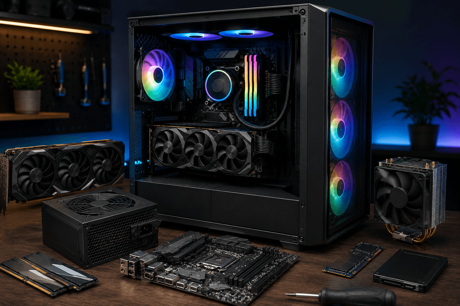 Custom computer building service