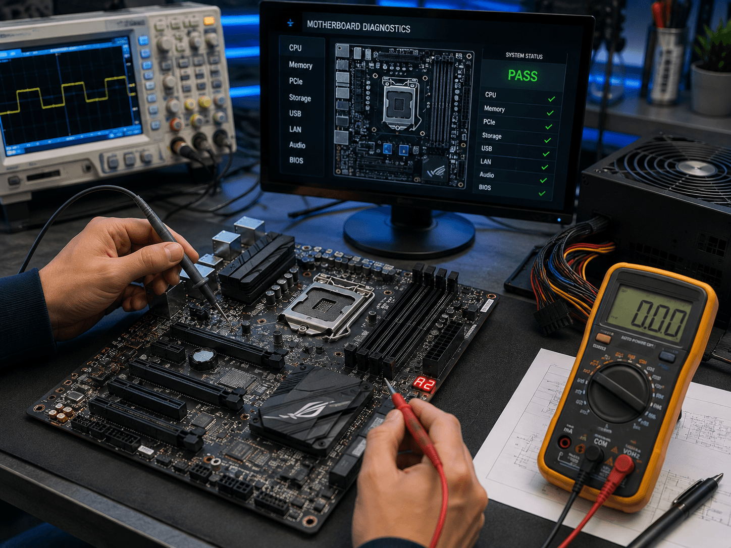 Motherboard Diagnostics motherboard repair in Jaipur