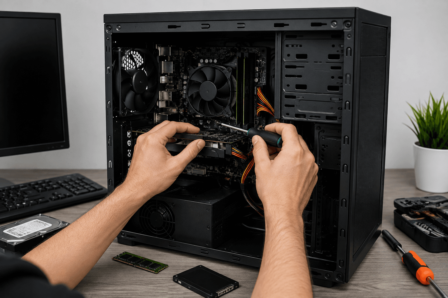 Desktop computer repair service in Jaipur by B L Enterprises