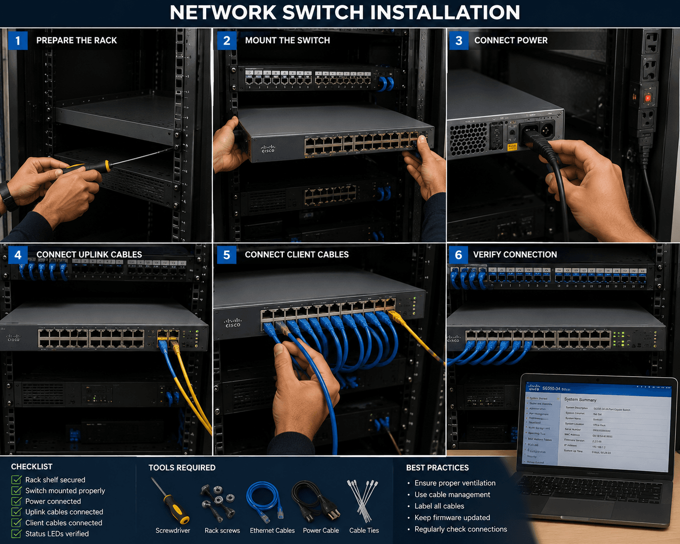 Network Switch Installation networking service in Jaipur