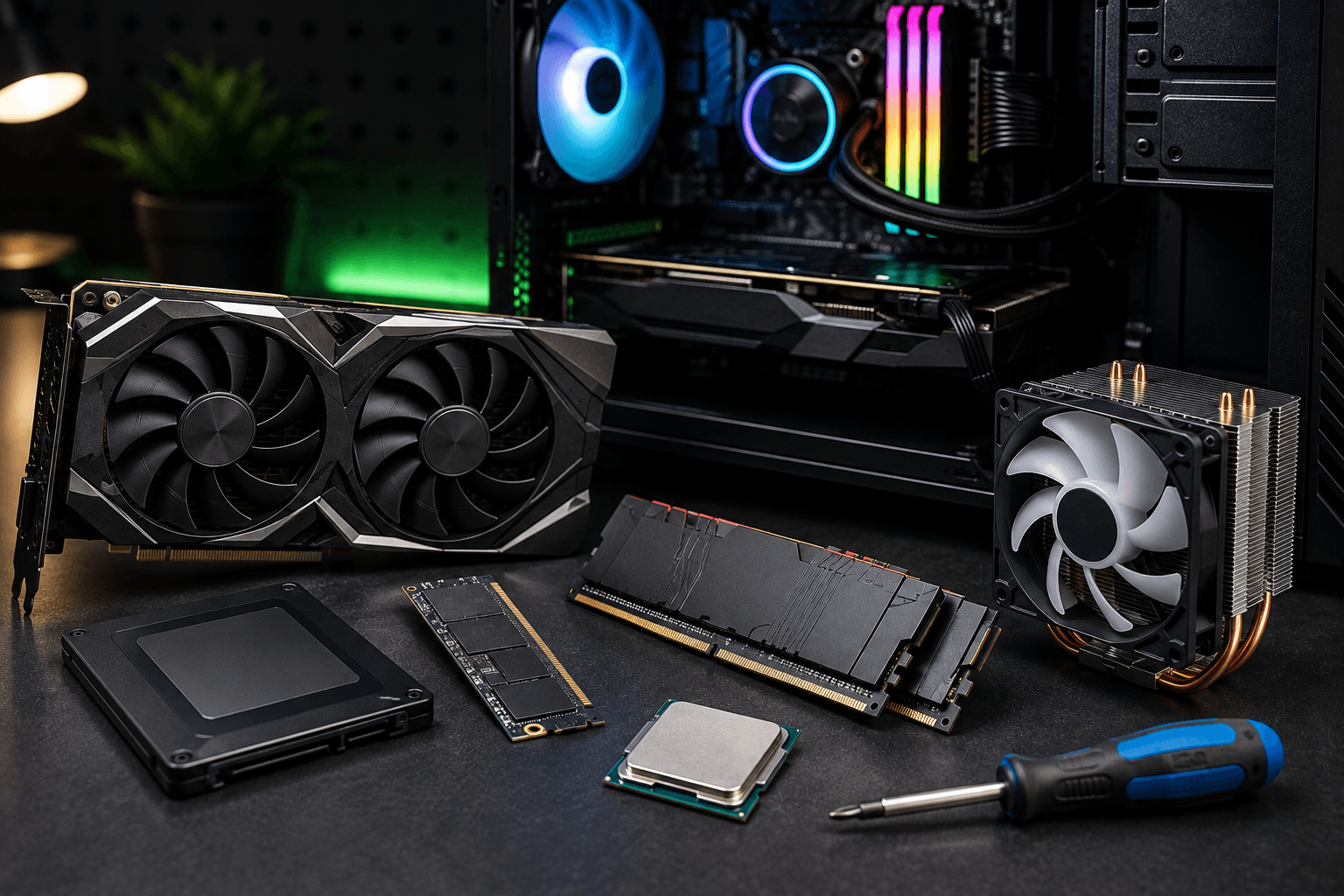 Computer hardware upgrade service